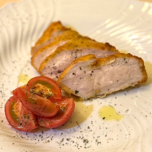 鶏胸肉の塩カツレツ(ミシュラン1つ星店鈴木シェフ監修)