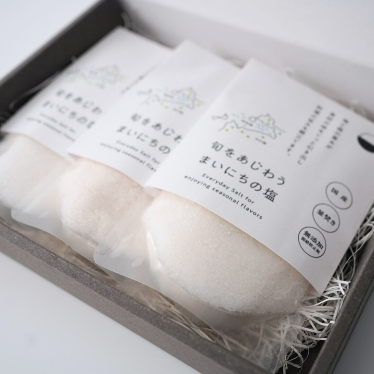 【ギフトBOX】旬をあじわう まいにちの塩 [3個セット]