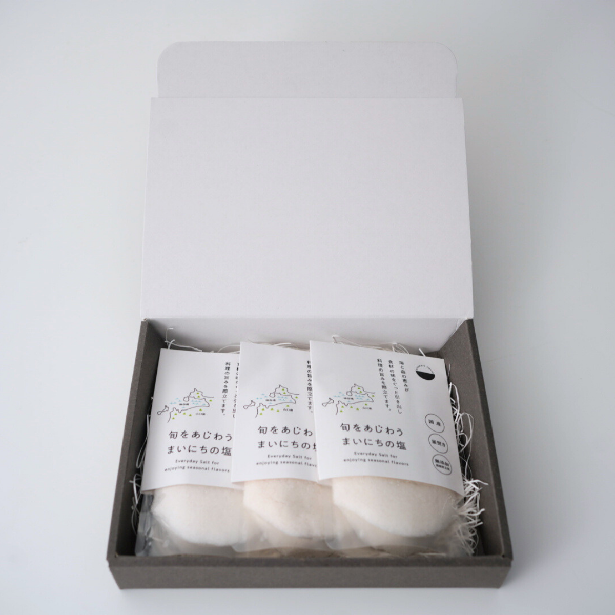 【ギフトBOX】旬をあじわう まいにちの塩 [3個セット]