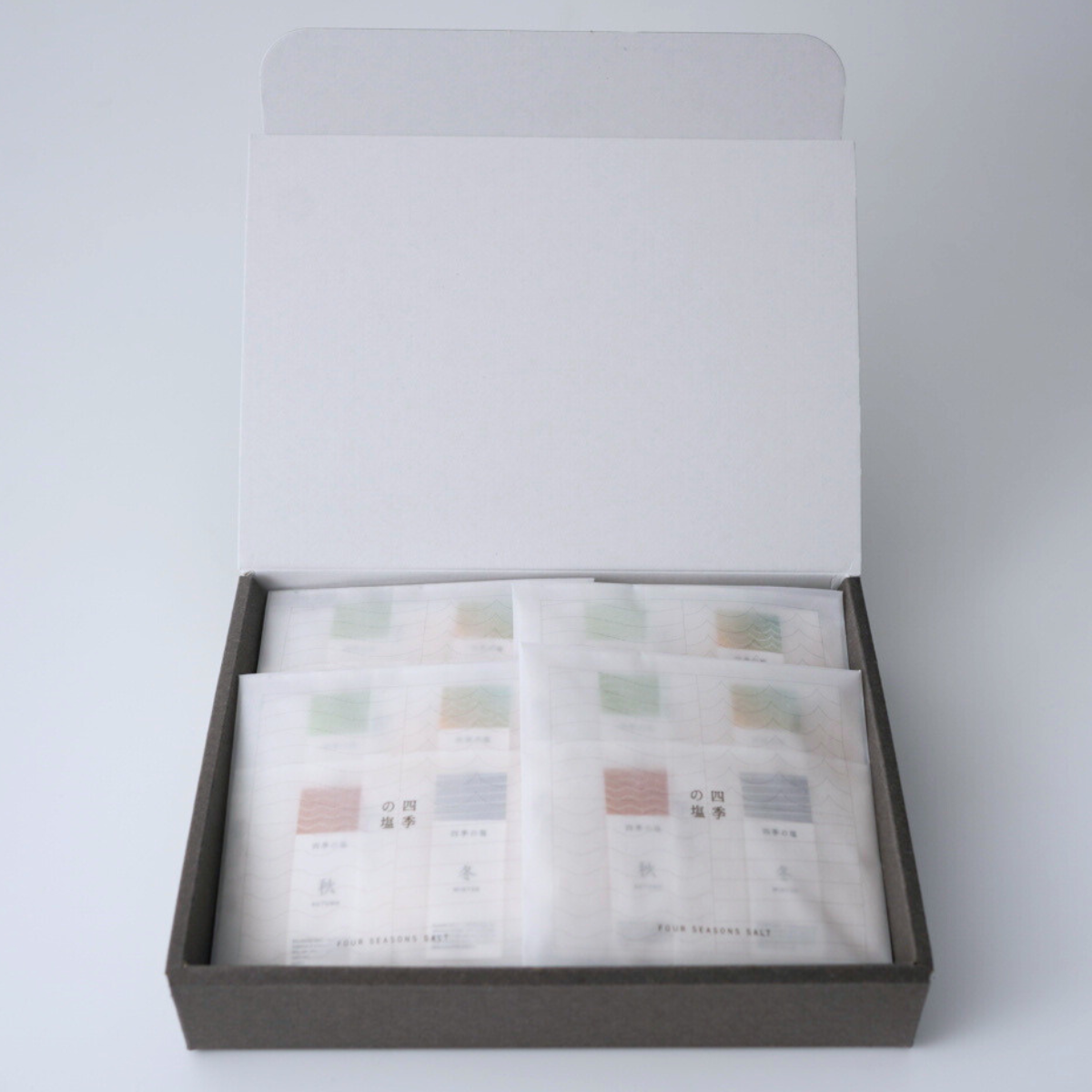 【8個セット/ギフトBOX】四季の塩　食べ比べセット