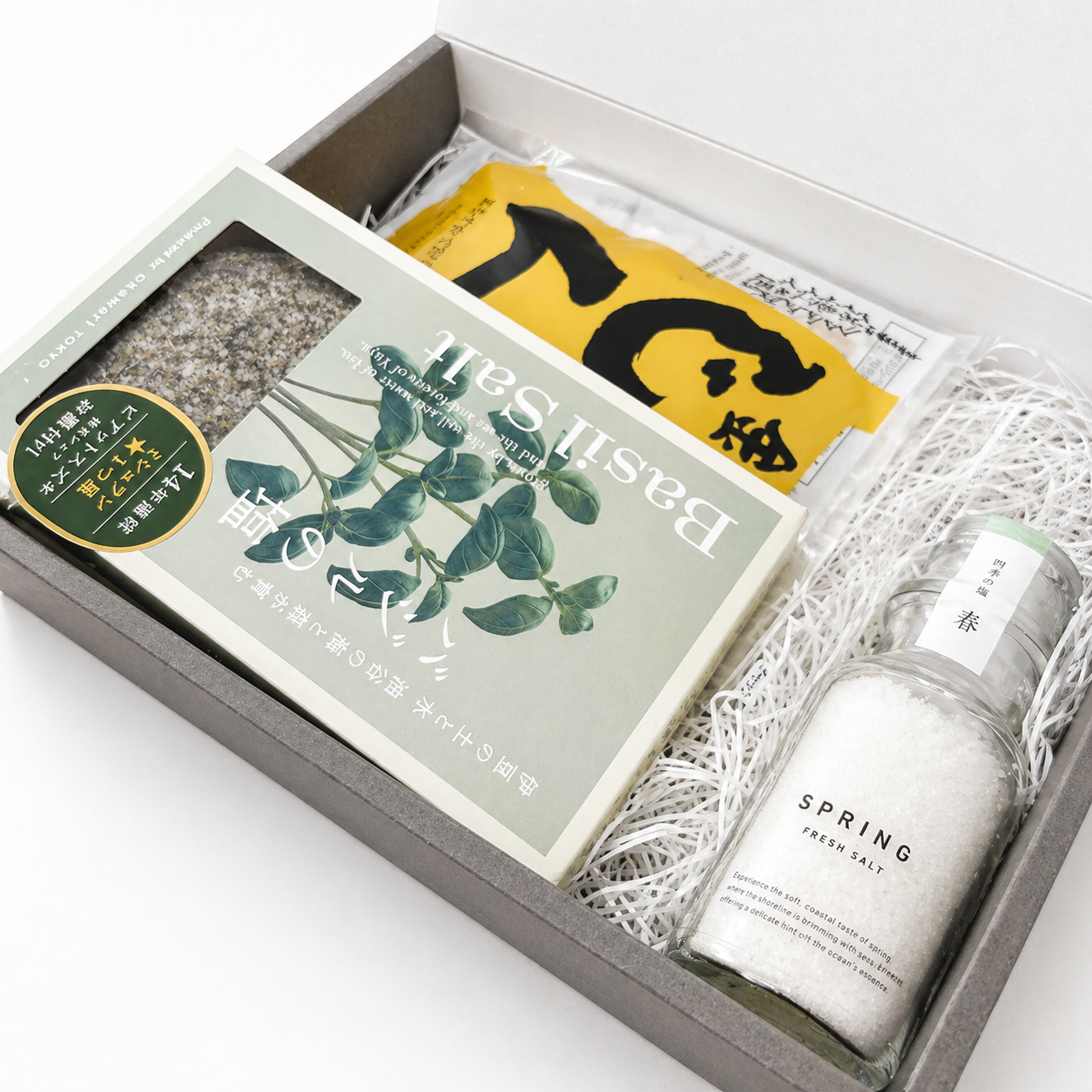 【ギフトBOX】 春のお出汁と塩の詰め合わせ